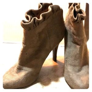 Brown booties